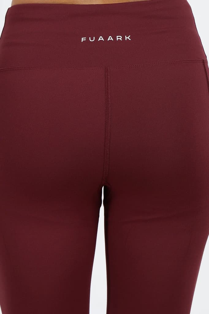 Timeless Nylon Leggings Maroon — photo 4