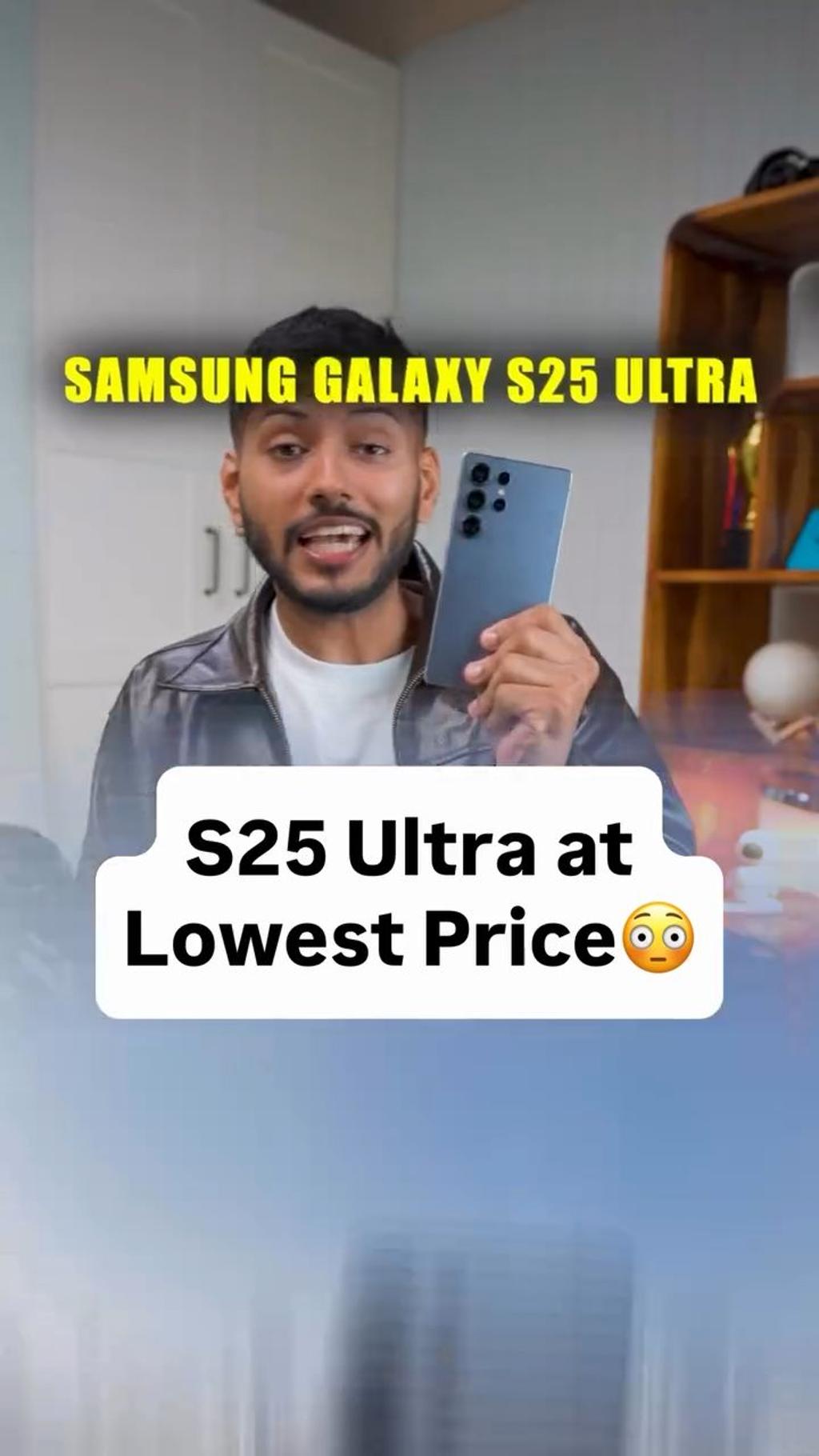 Samsung Galaxy S25 Ultra at the Lowest Price Ever! 🤑📱  Description: