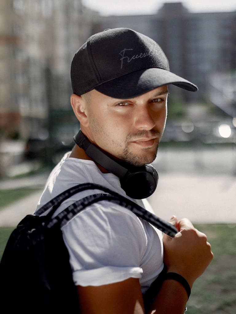 Unisex Baseball Cotton Twill Cap | Black