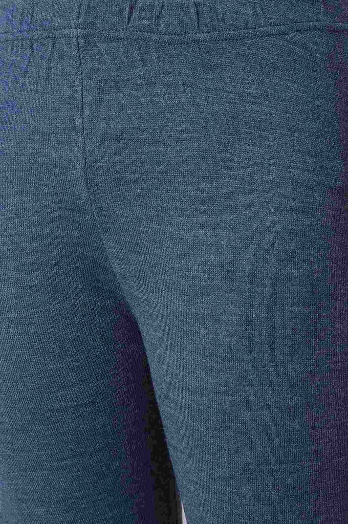 Blue Solid Skinny Fit Tights With Elasticated Waist — photo 7