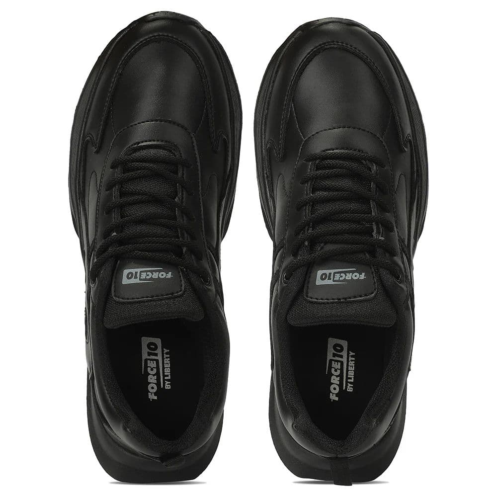 Force 10 ELITESTP-L Black School Uniform shoes for Kids by Liberty — photo 7