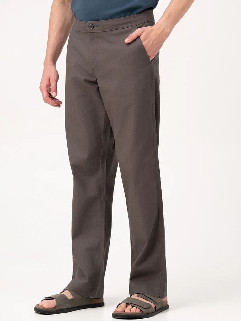 Kyoto Grey Relaxed Fit Lounge Pants — photo 9