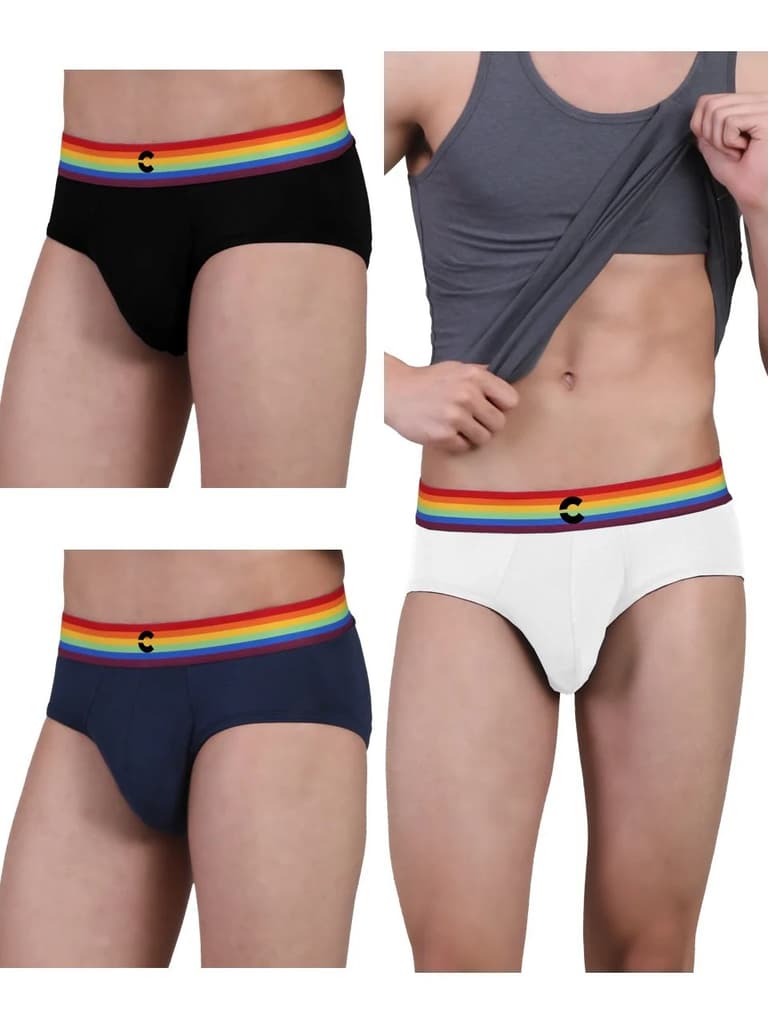 Pride Edition - Men's Anti-Bacterial Micro Modal Brief (Pack of 3) — photo 8