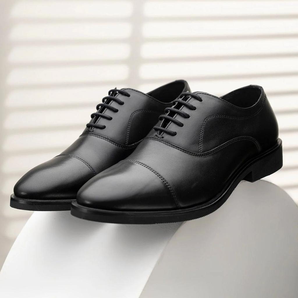 Black Oxford Dress Shoes for Men | Classic Formal Wear — photo 6