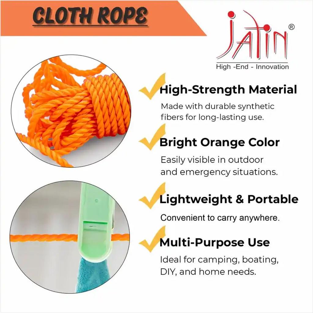 Jatin Nylon Rope | Assorted | 15 m