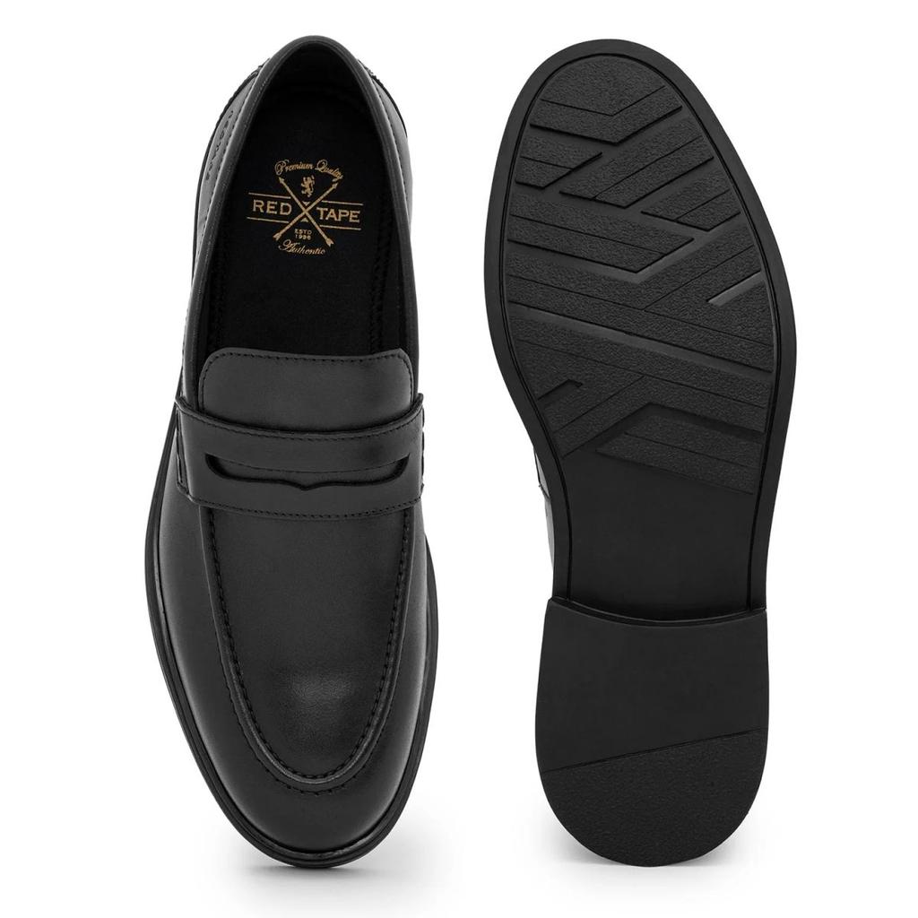 Loafer Shoes for Men in Black | Low-Cut Formal Dress Shoes. — photo 5