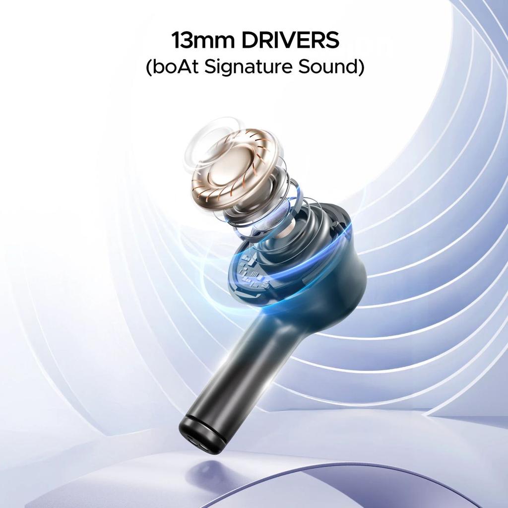 boAt Airdopes 141 Pro Buds | Wireless Earbuds with 60H Playback, ENx™ Technology, Sleek Metallic Finish, Bluetooth v5.3 — photo 8