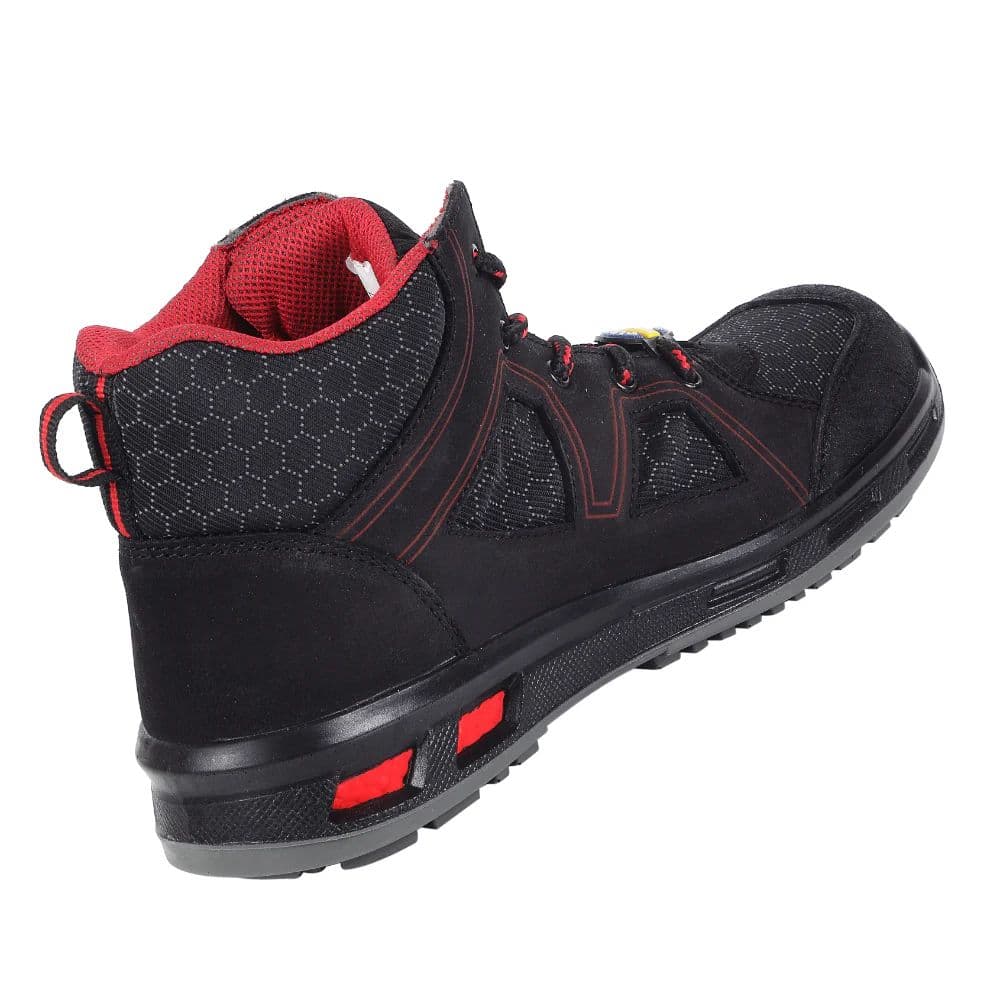 Warrior Red Fiber Glass Toe Industrial Safety Boots for Men ENVY NEPTUNE BOOT By Liberty — photo 3