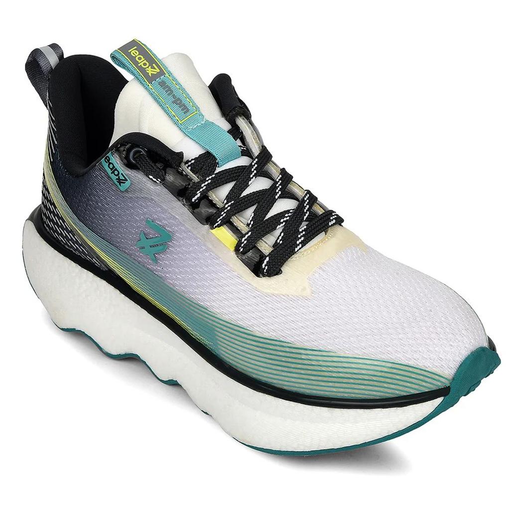 Leap7x Sea Green Sports Lacing Running Shoes For Men GHD-103 By Liberty