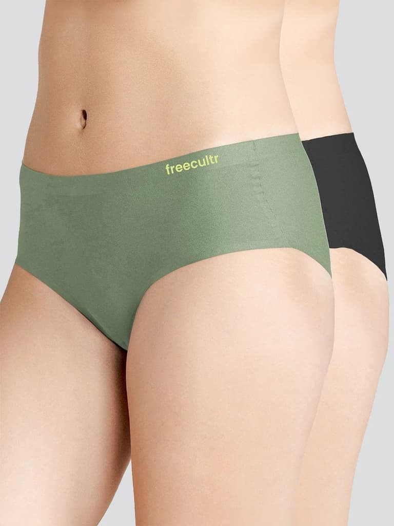 Seamless No Show Micro Modal Hipster panties pack of 2 — photo 2