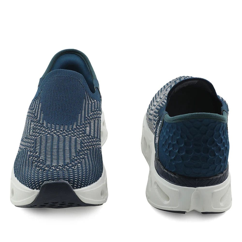 Leap7x Teal Blue Sports Walking Shoes For Men AIRFLOW-1 By Liberty — photo 6