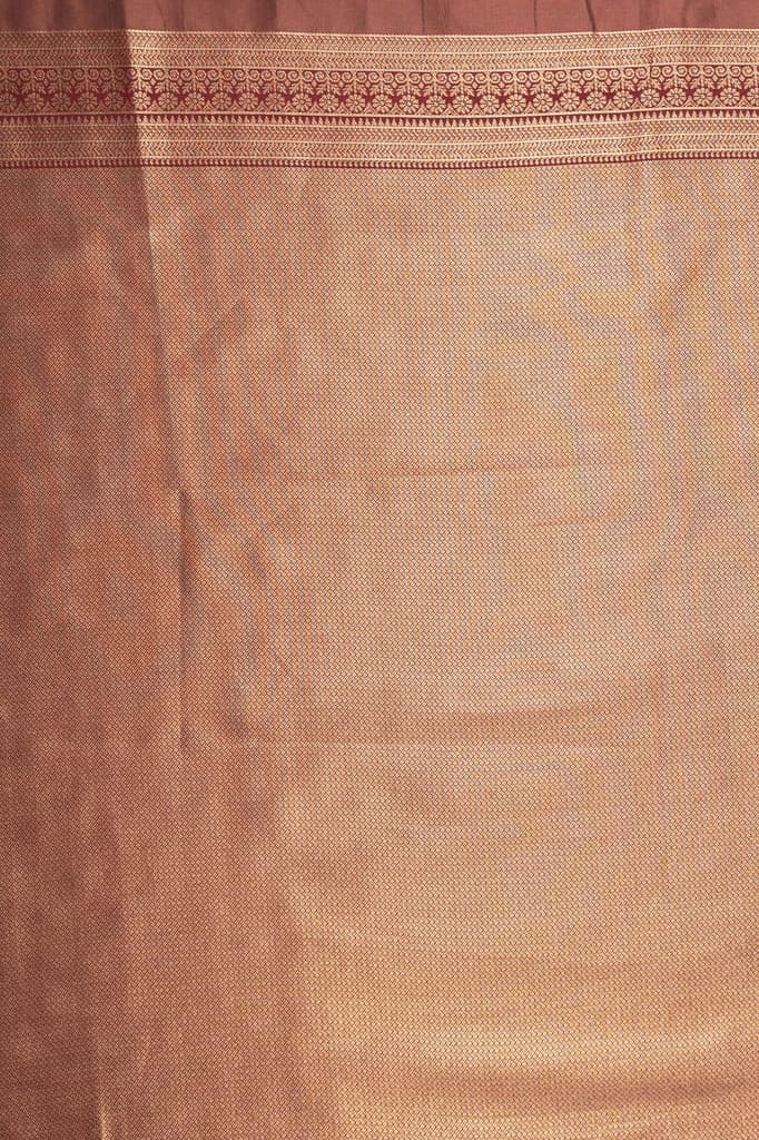 Mimosa Women's Woven Design Kanjivaram Style Art Silk Saree With Blouse Piece : SA00001612CKFREE — photo 9