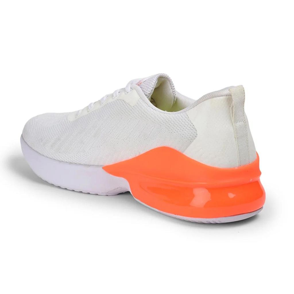Leap7x VIRAT Men White Sports Lacing Shoes By Liberty — photo 5