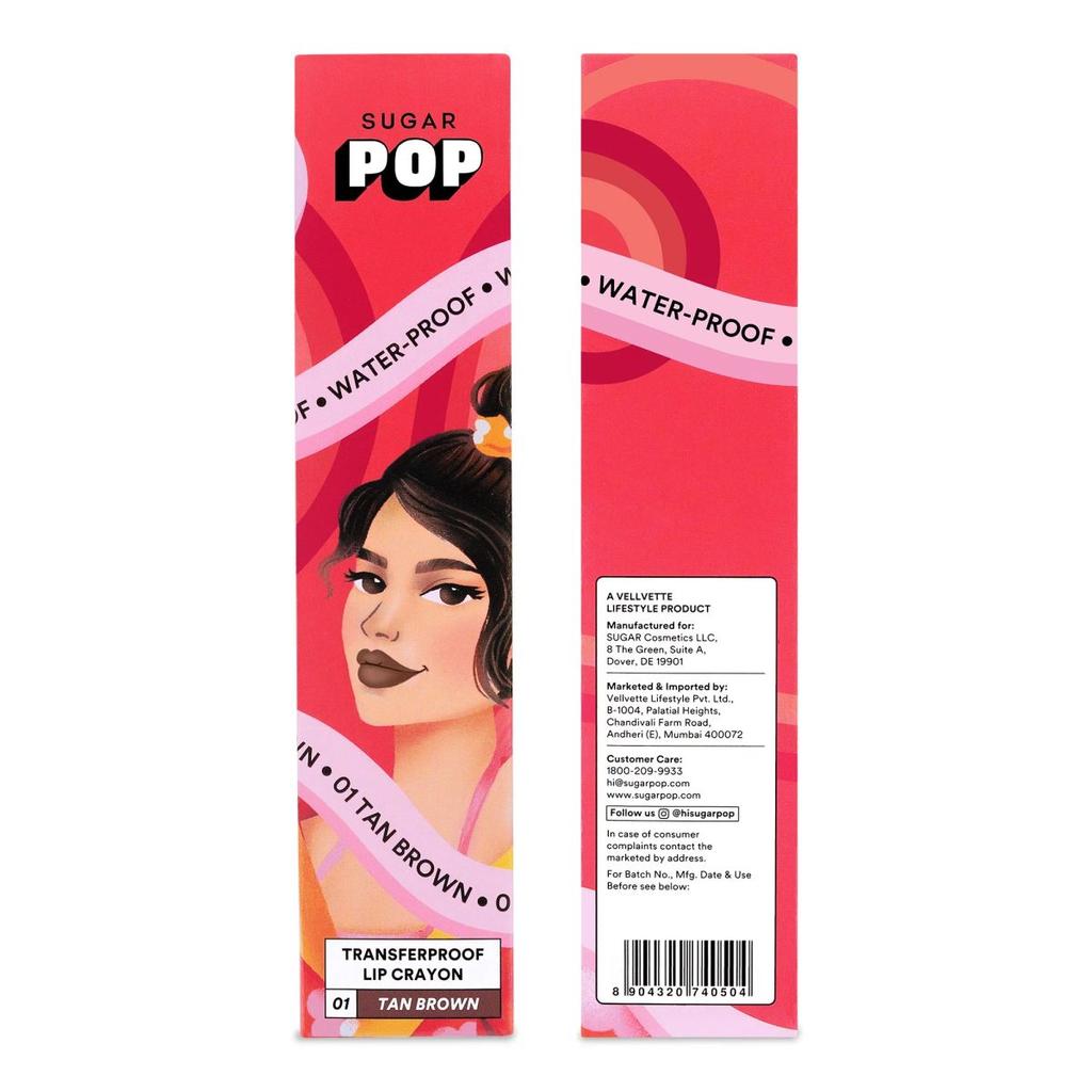 Transferproof Lip Crayon - 04 Coral Nude