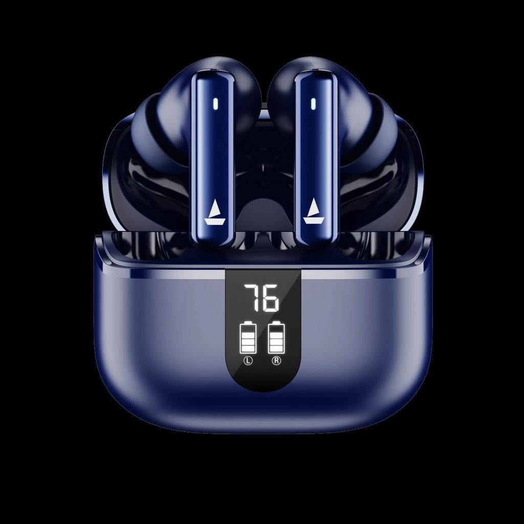 boAt Airdopes 121 Pro Plus | Wireless Earbuds with 100 Hours Playback, 4 Mics with ENx™ Technology, BEAST™ Mode — Blue