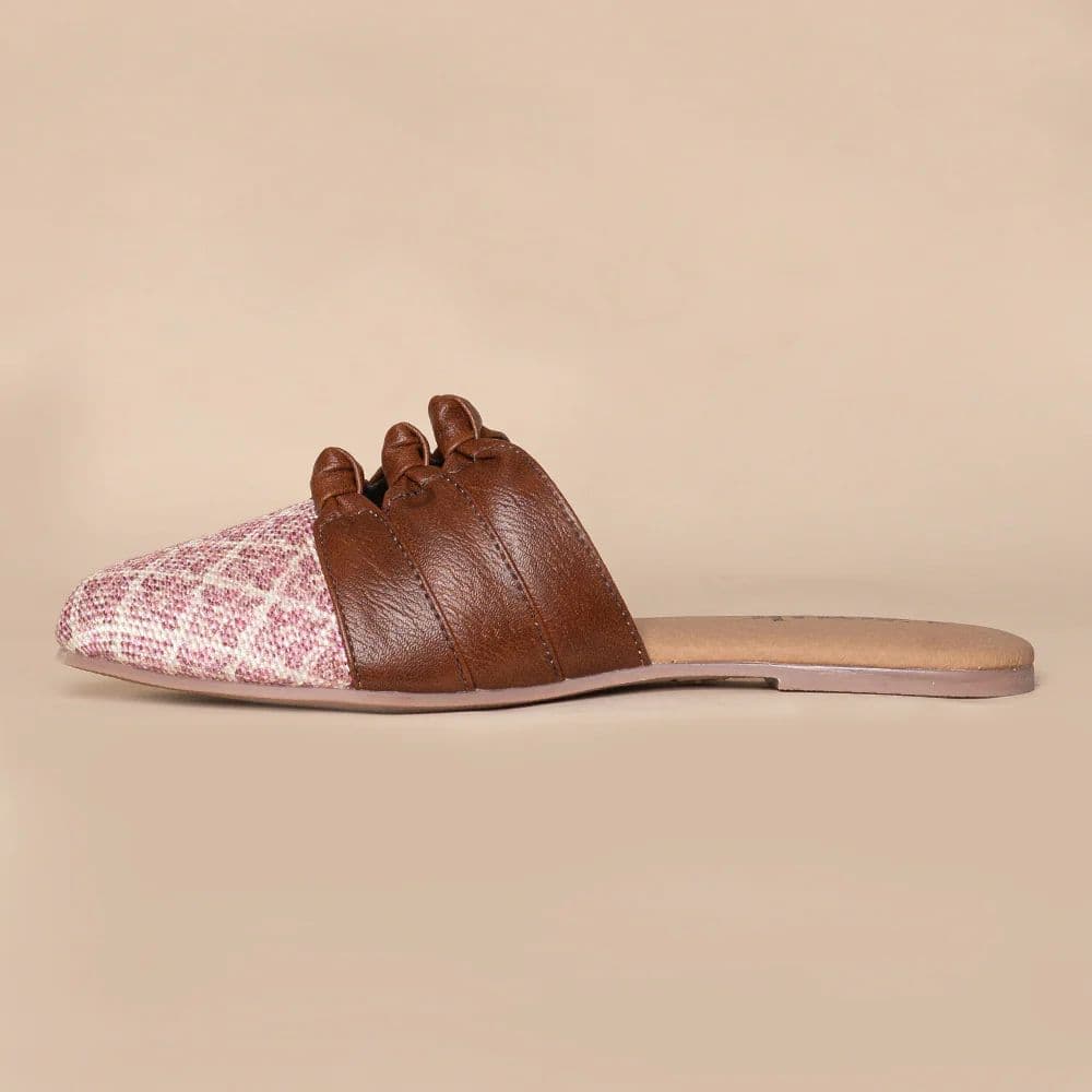 Chamoli Motif Knotted Mule — photo 8
