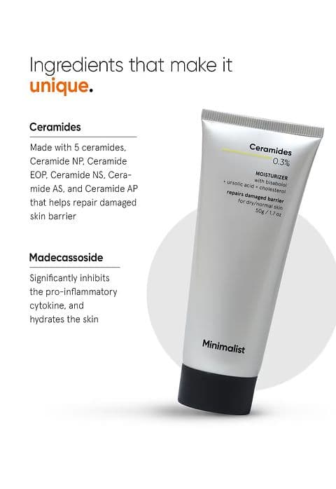 Ceramides 0.3% + Madecassoside Moisturizer