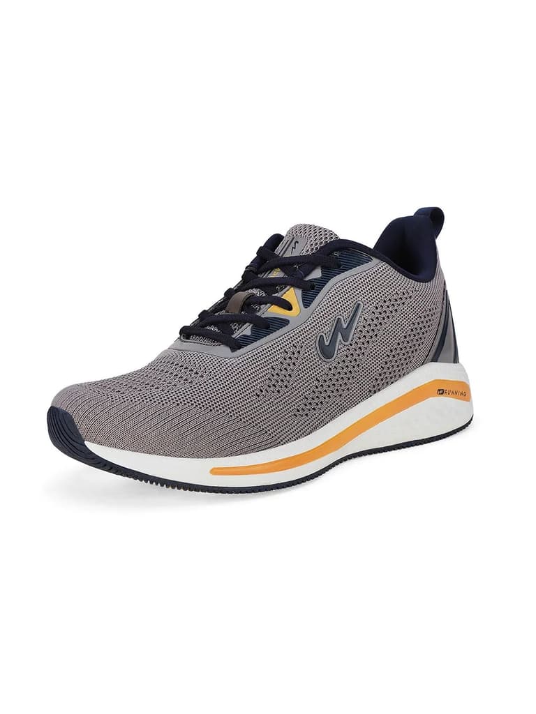 CAMP ERIK Grey Men's Running Shoes — photo 3