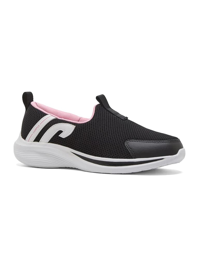 AMBLE Black Women's Walking Shoes — Black / 4
