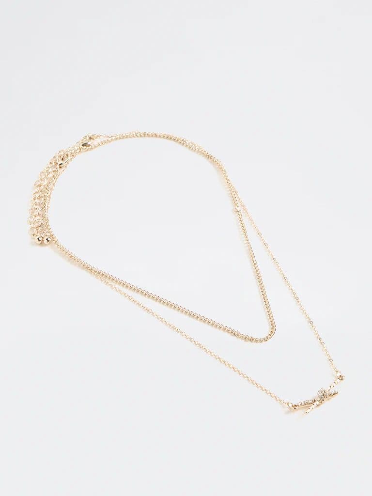 Westside Accessories Gold Knot Necklaces - Pack of 2 — photo 2