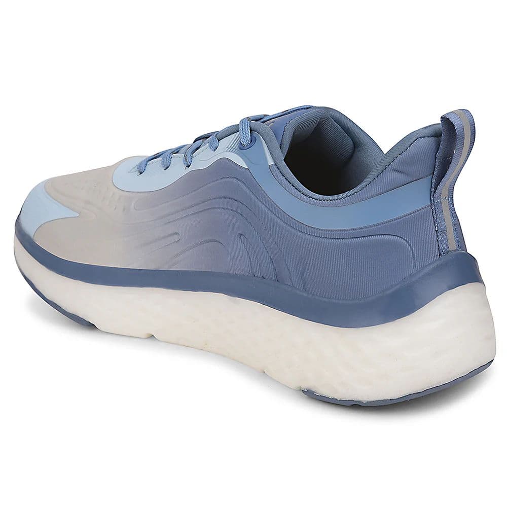 Leap7x Blue Sports Lacing Running Shoes For Men NITRUN-10 By Liberty — photo 4