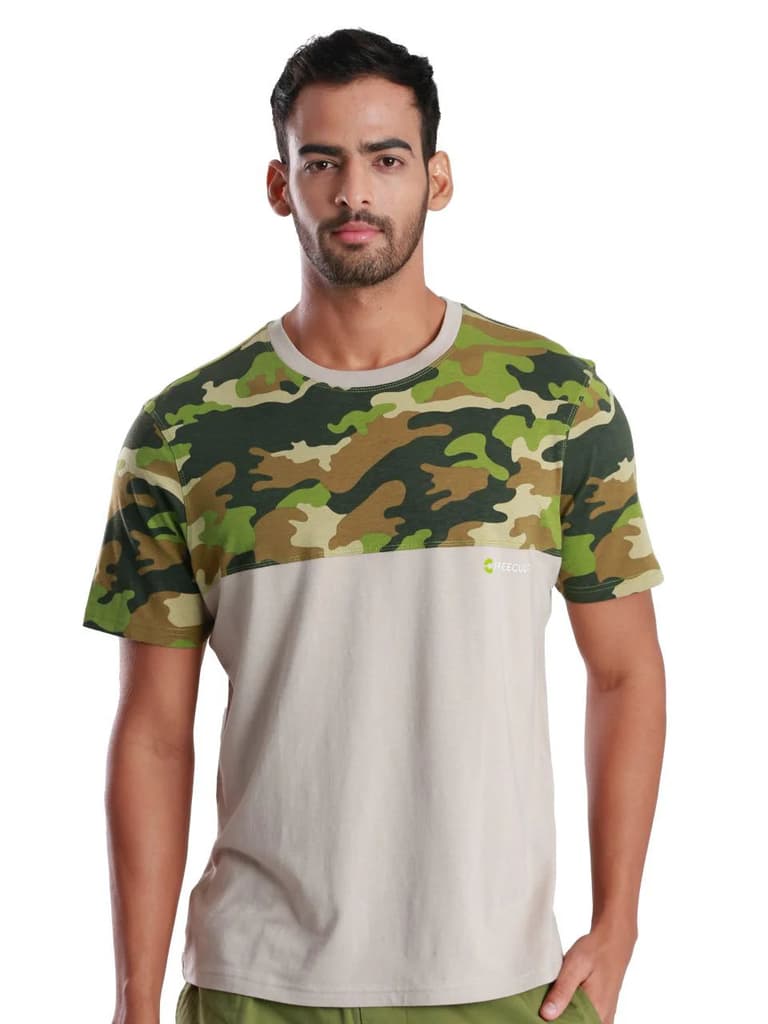 Ander Sand Camo Printed Organic Bamboo T-Shirt (Pack Of 1) — photo 5