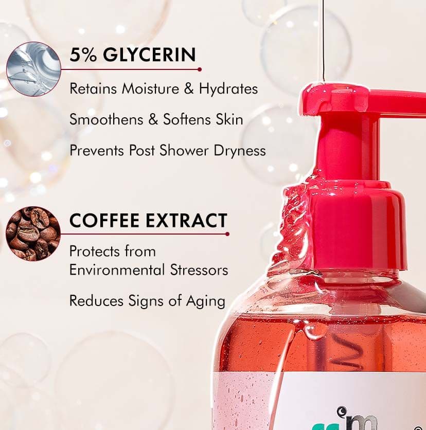 Brightening Body Wash | 5% Niacinamide & Raspberry Extracts (300ml)