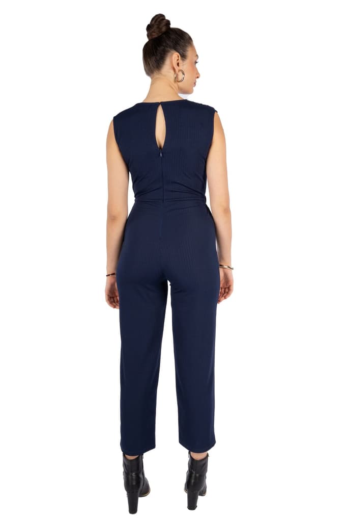 Mavi Royal Blue Korean Rib Fitted Jumpsuit — photo 5