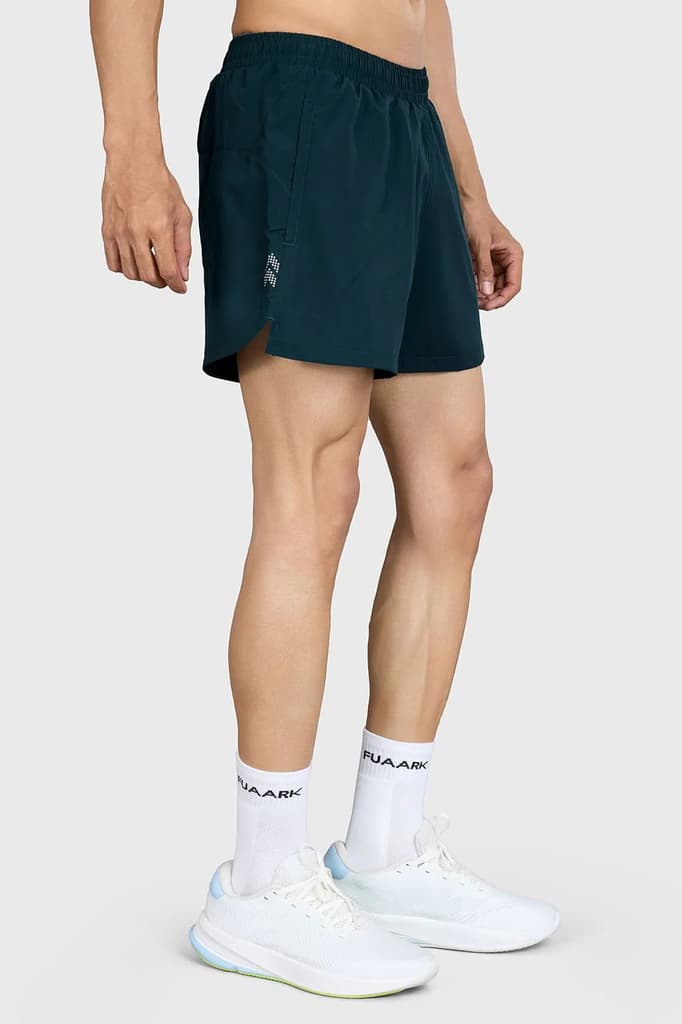 Pulse 4" Running Shorts Deep Green — S