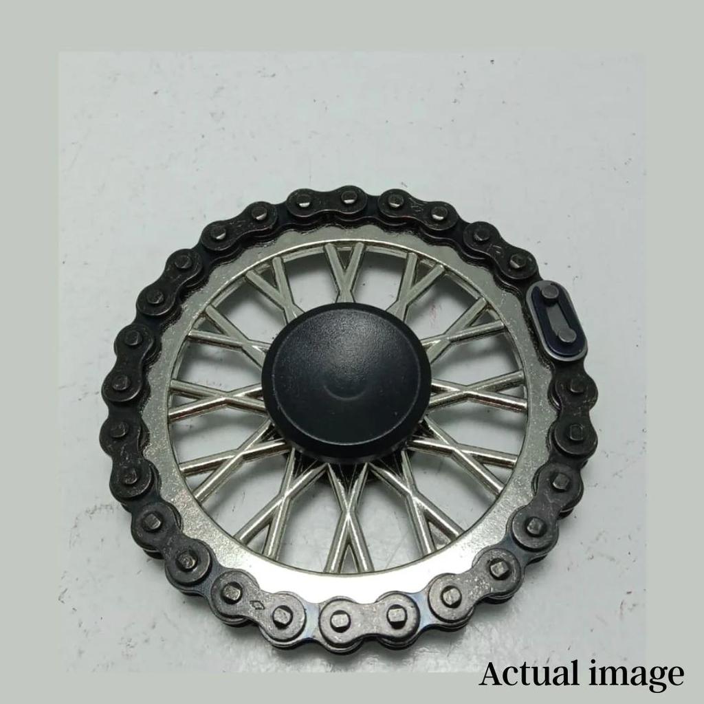 Metal Chain Wheel Fidget Spinner — photo 4