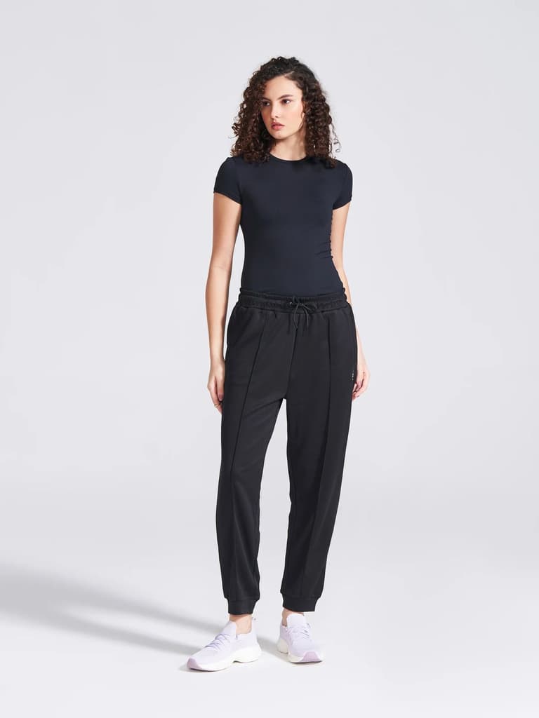 Women's Black Regular Fit Track Pants — photo 5