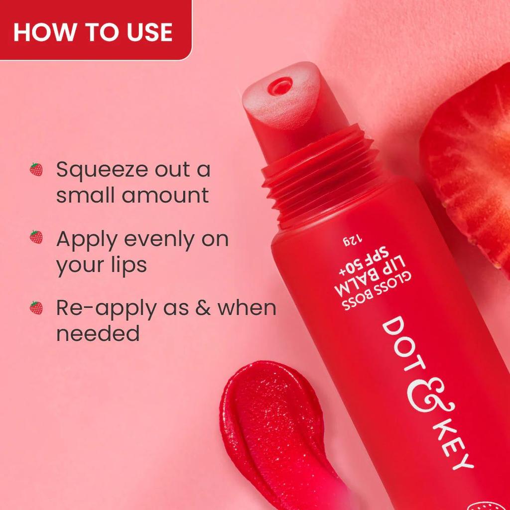 Vitamin C + E Gloss Boss Lip Balm In-Vivo Tested SPF 50+ PA+++ — photo 8