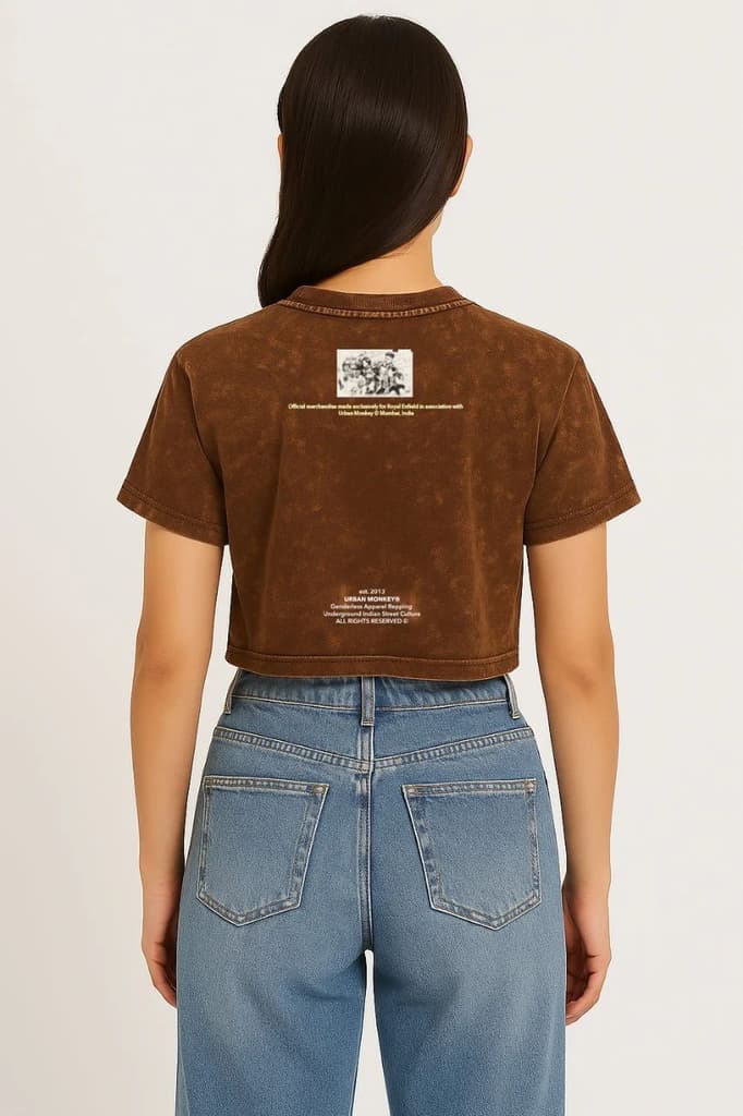 Made Like A Gun Cropped Tee 002_Royal Enfield x Urban Monkey — photo 10