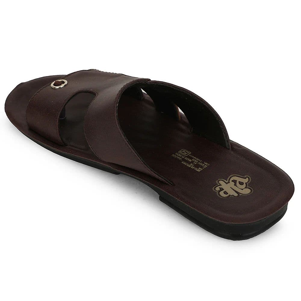 A-HA Brown Casual Flat Sandal For Men MPU-58 By Liberty — photo 5