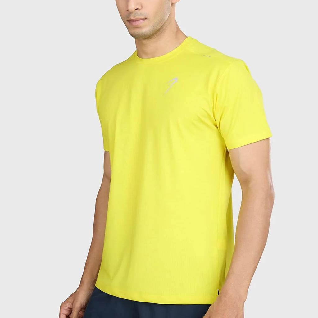 Laser Cut Running T-shirt Yellow