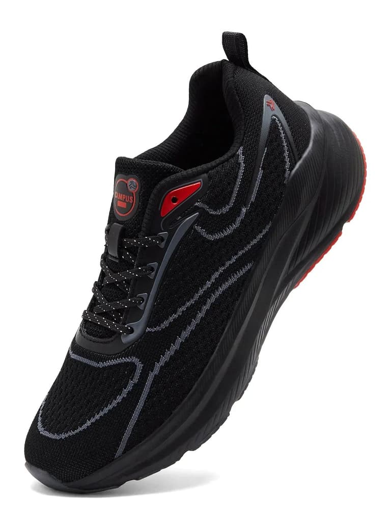 KRIVO Black Men's Running Shoes — photo 3