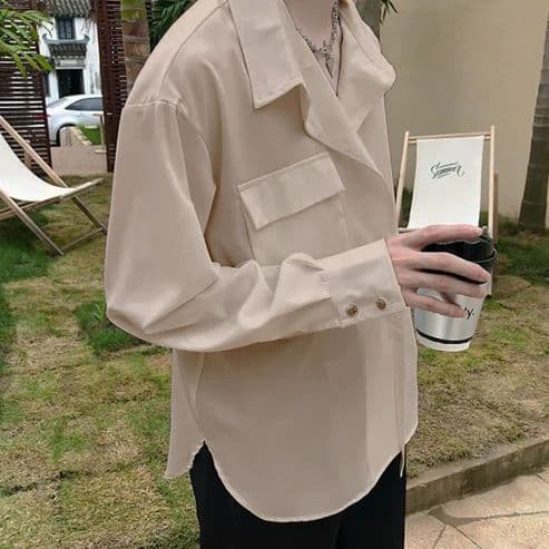 Tokyo Style With Belt Oversized Shirt — photo 6