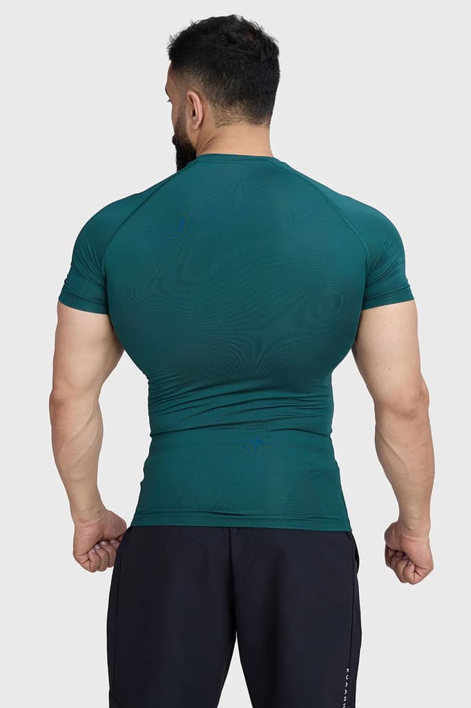 Compression T-shirt Emerald Green — photo 7