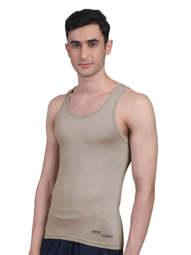 Twin Skin Organic Bamboo Vest - Comfort Fit (Pack of 3) — photo 10