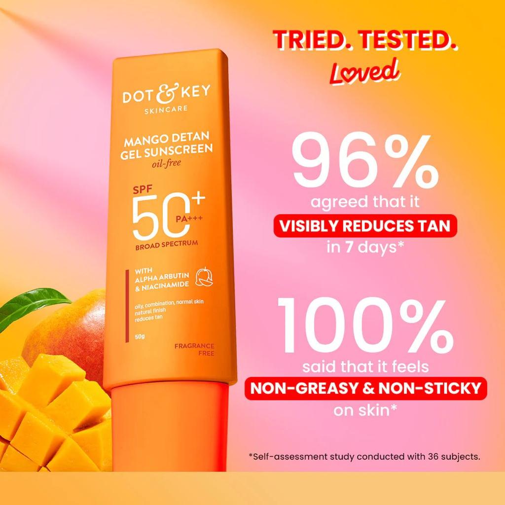 Mango Detan Sunscreen, In-Vivo Tested SPF 50+ PA++++ — photo 3