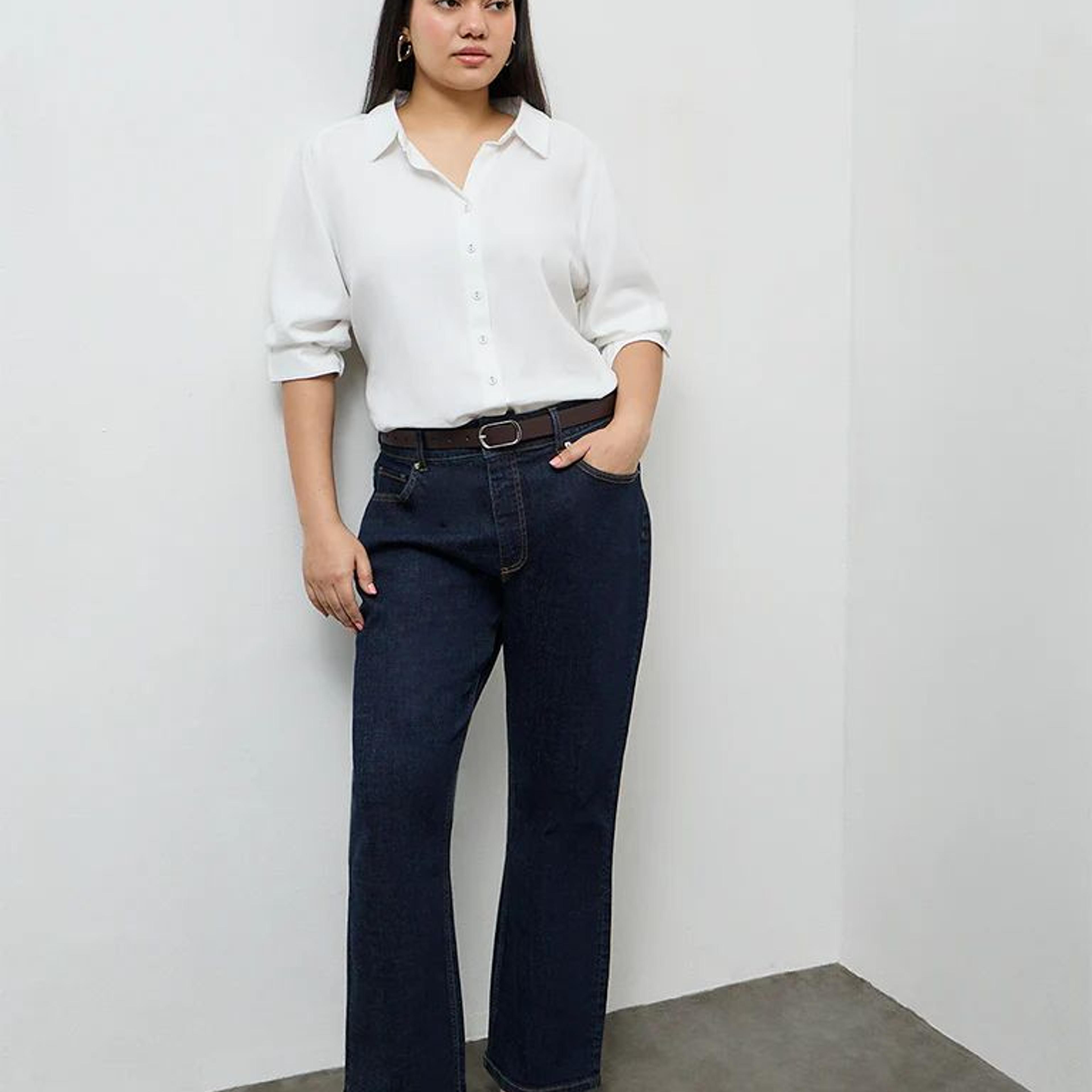Gia Dark Blue High Rise Jeans