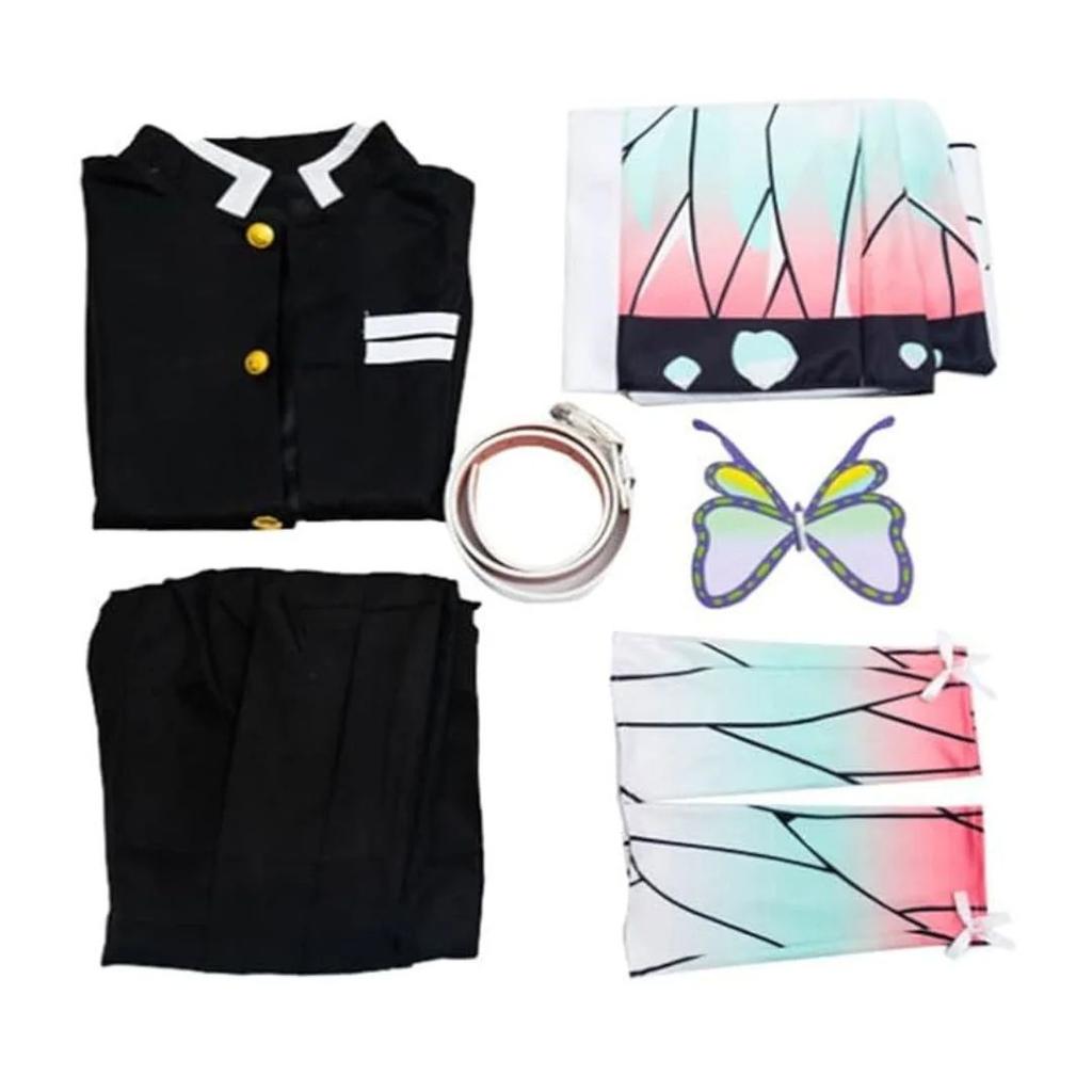 Shinobu Kocho Cosplay Costume | Kimono Dress for Demon Slayer Girl — photo 5