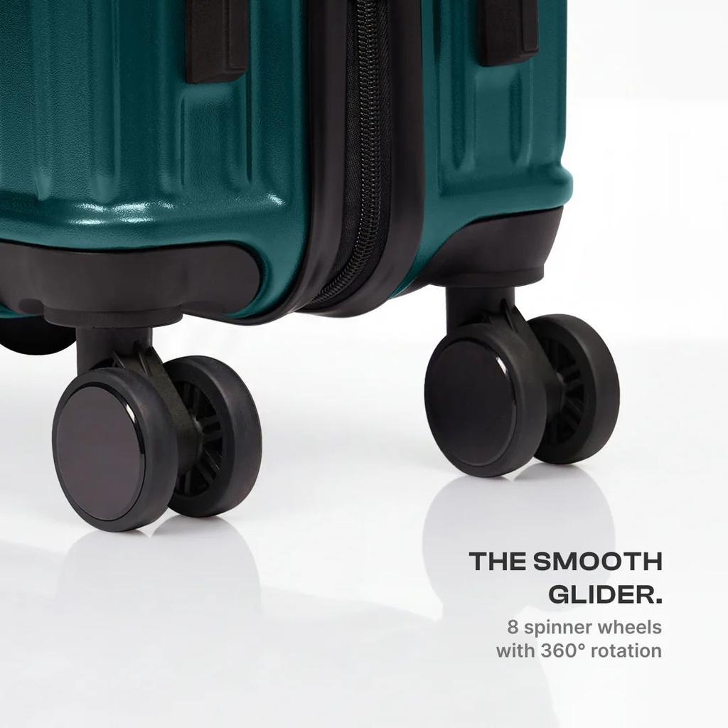 Dark Olive Sahana Trolley Bag - Set of 2 (Cabin + Medium) — photo 4