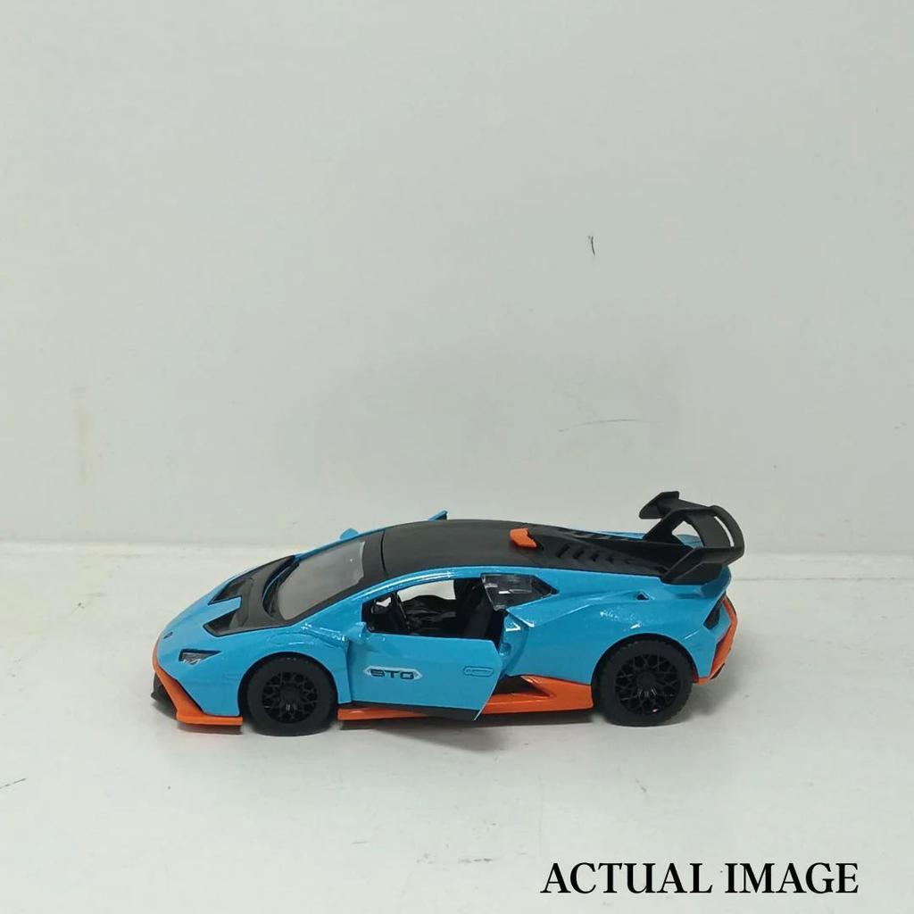 MSZ Official 1:40 Lamborghini Huracan STO Die-Cast Car – Blue Edition | Official Licensed Die-Cast — photo 7