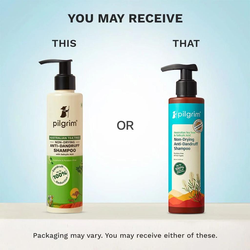 Australian Tea Tree Non-Drying Anti-Dandruff Shampoo & Conditioner Combo
