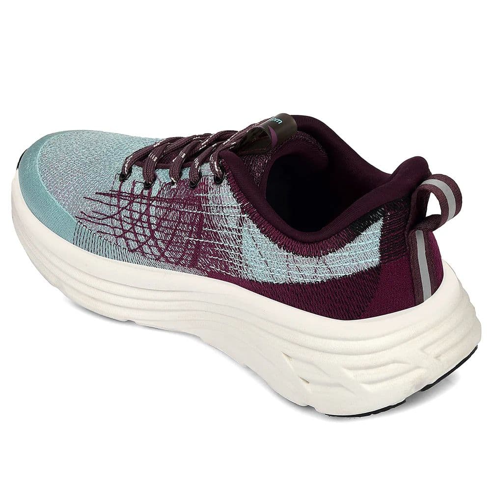 Leap7x Purple Sports Lacing Running Shoes For Women WAVESTAR-4 By Liberty — photo 5