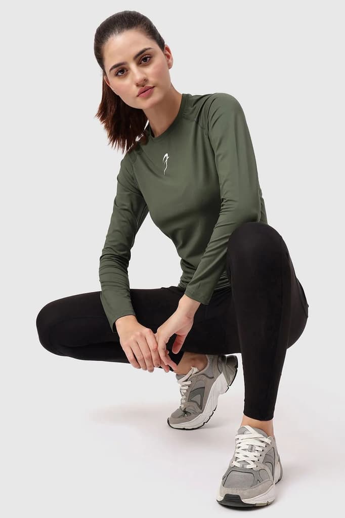Compression Full T-shirt Olive — photo 5