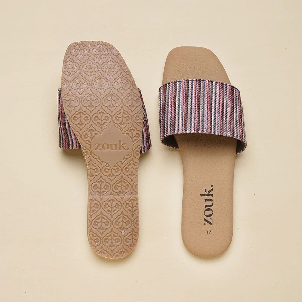 Rohtang Stripes Casual Flats — photo 2