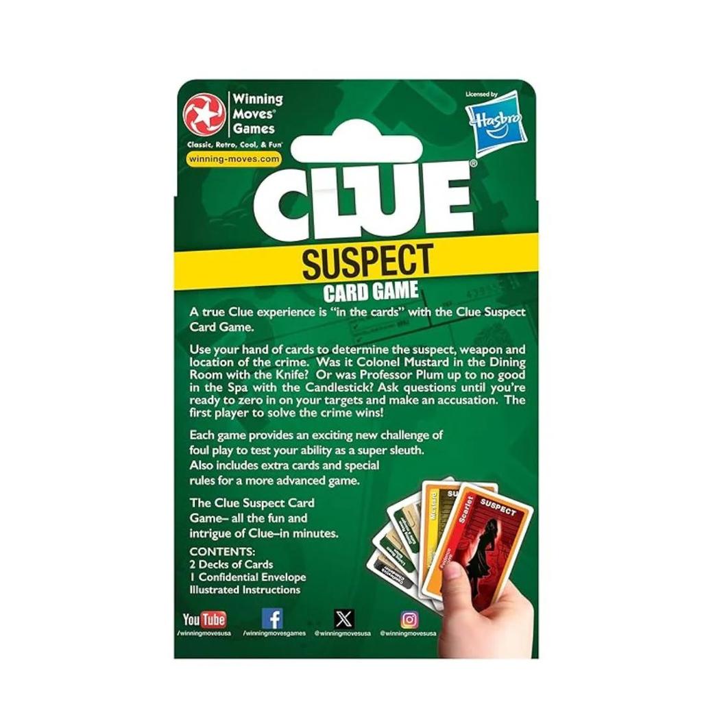 Cluedo Suspect Card Game – Crack the Case in Minutes! — photo 3