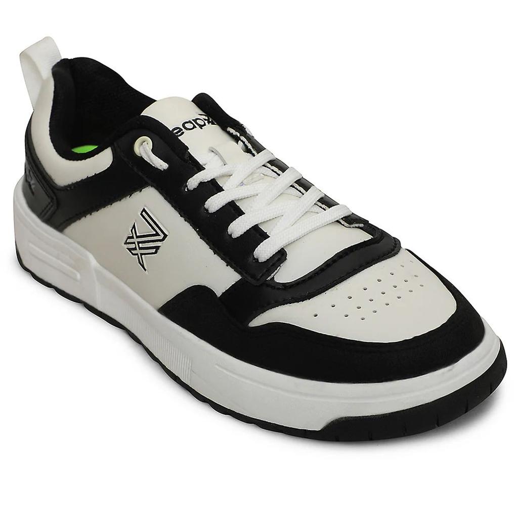 Leap7x Black Casual Lacing Sneakers For Men AMAZER-10E By Liberty